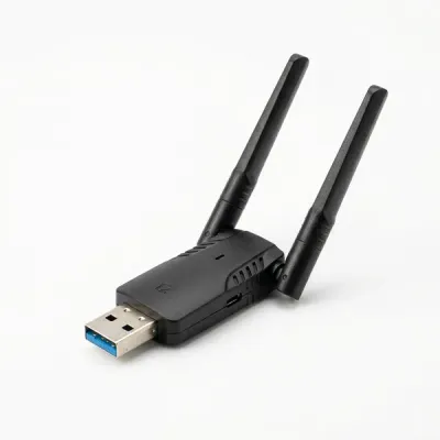 Antena Adaptador WiFi USB 3.0 Dual Band 2.4 y 5 GHz 1300 Mbps