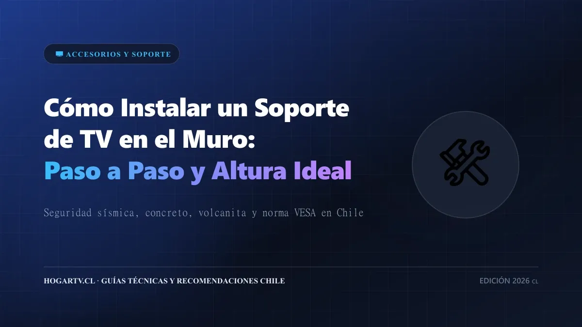 Guía técnica y comparativa: Cómo Instalar un Soporte de TV en el Muro: Guía y Altura