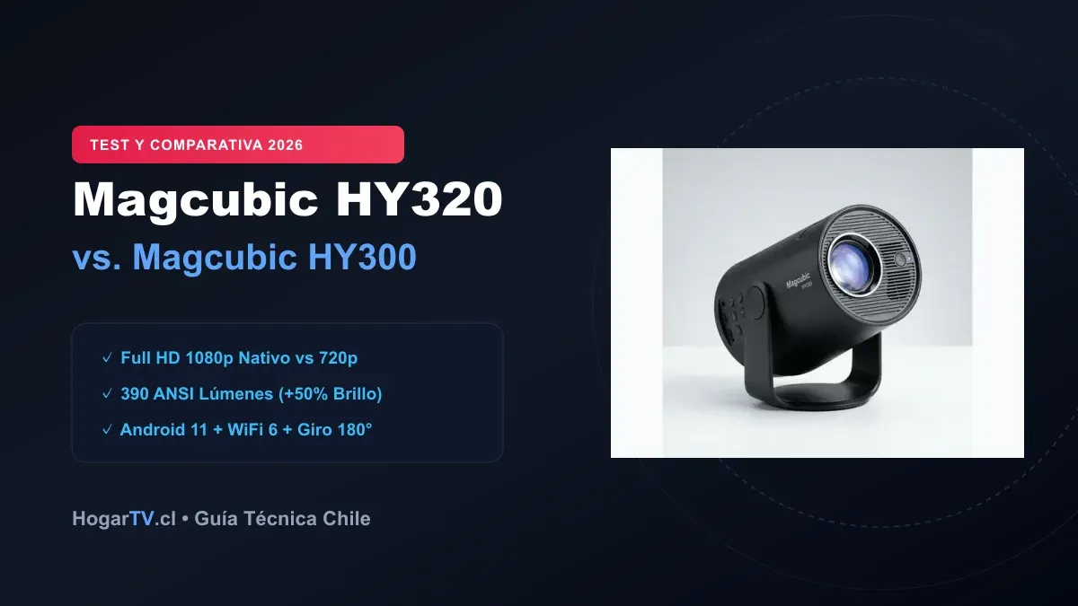 Guía técnica y comparativa: Review Magcubic HY320 vs HY300 en Chile: ¿Cuál Comprar?