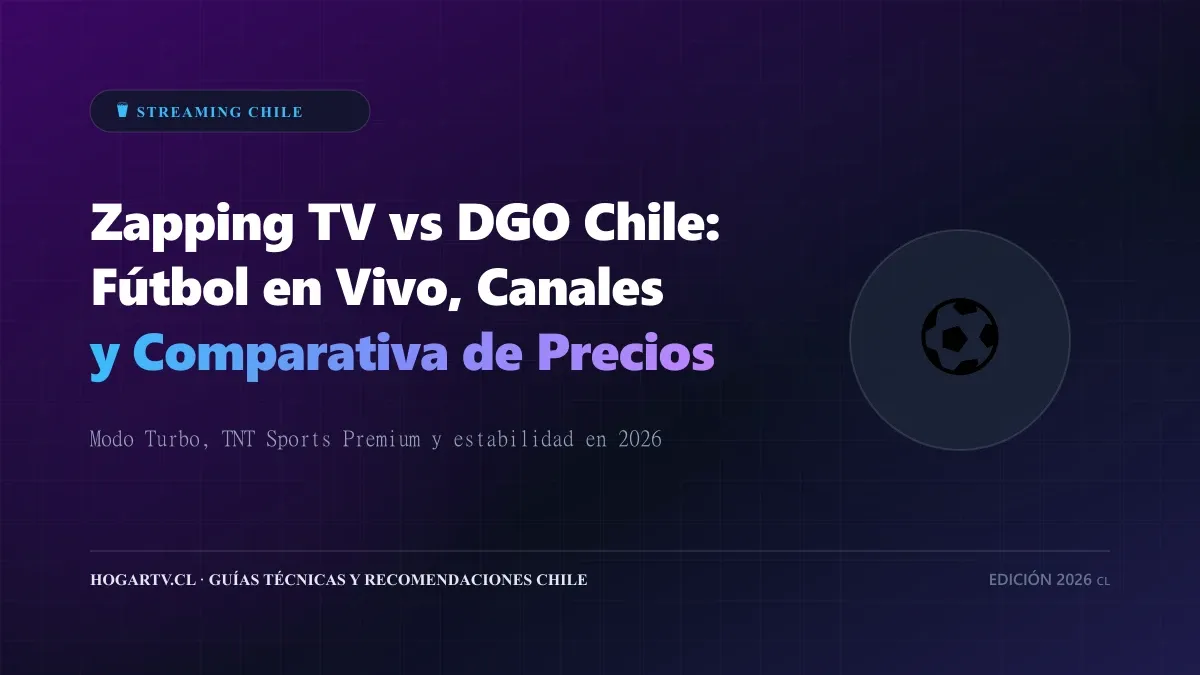 Guía técnica y comparativa: Zapping TV vs DGO en Chile: ¿Cuál Conviene en 2026?
