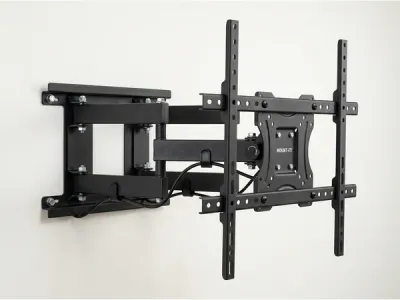 Soporte TV Móvil Articulado Doble Brazo Reforzado 32 a 75 Pulgadas VESA
